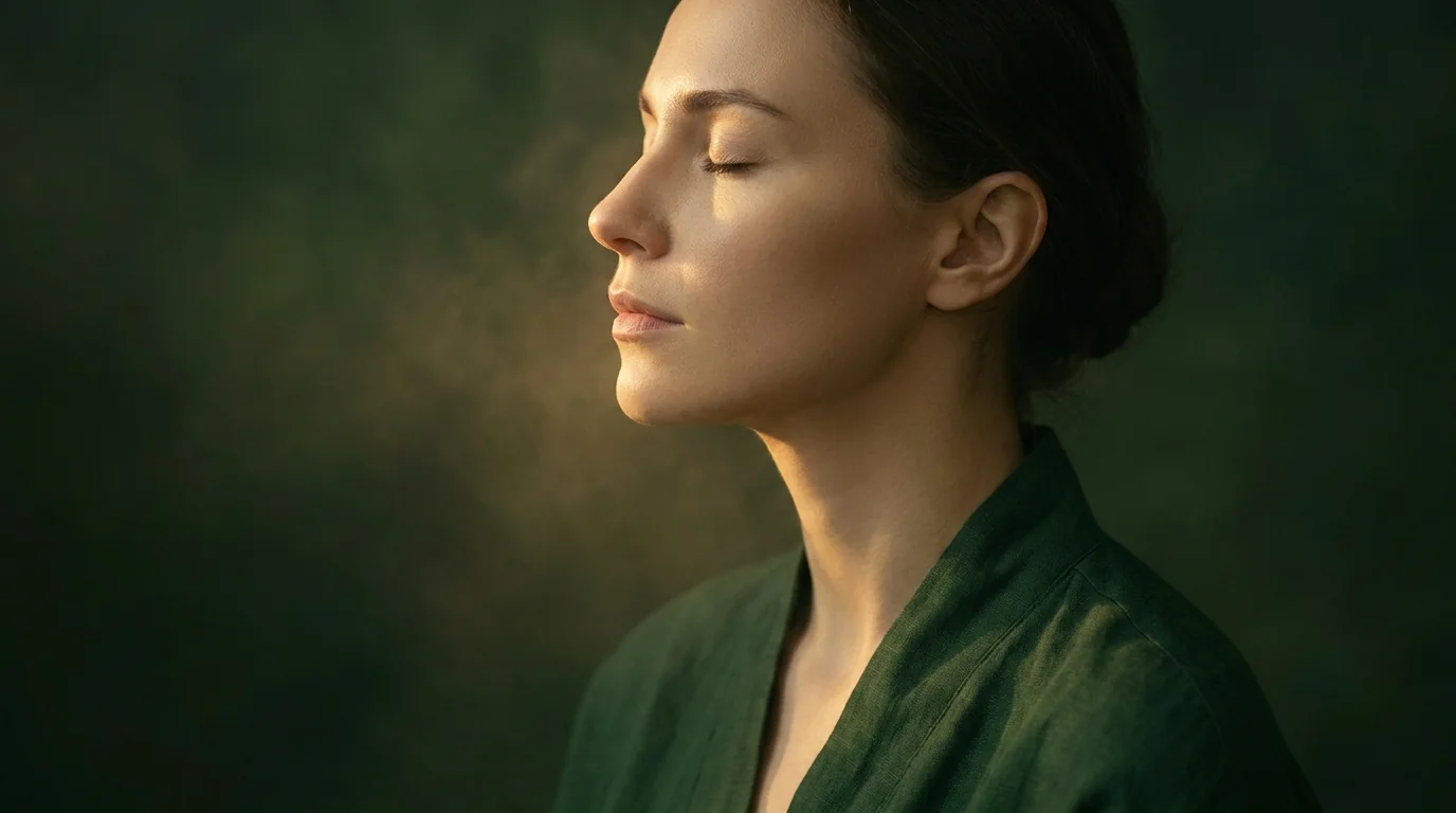 Calm, settled skin weeks after a facial at Altru Radiance in Murray, Utah — the unhurried result the countdown is built around